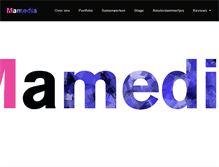 Tablet Screenshot of mamedia.nl