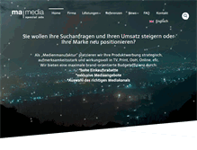 Tablet Screenshot of mamedia.de
